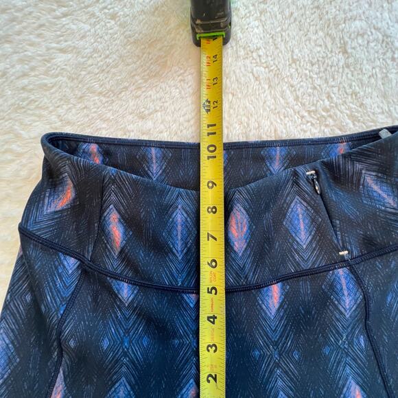 Calia by Carrie Underwood Printed Ruched Ankle Workout Leggings Size M Athletic - Picture 10 of 12